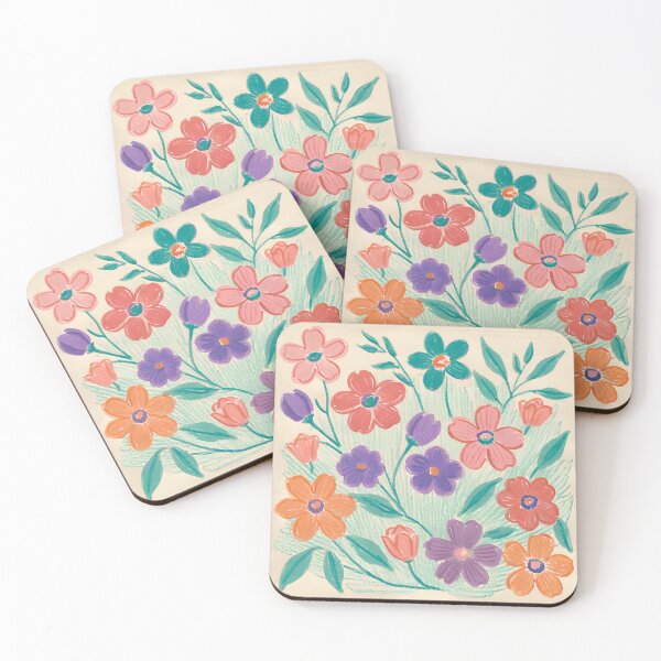 Item preview, Floral Parchment  designed and sold by TheBusyBeez.