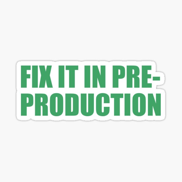Item preview, Fix it in Pre-Production designed and sold by Lors37.