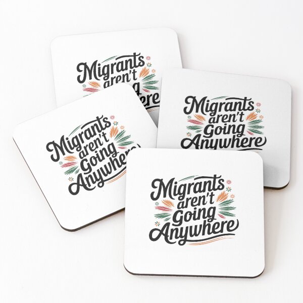 Item preview, Migrants Aren't Going Anywhere Leaf Design designed and sold by Peter Stawicki.