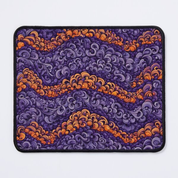 Item preview, Wavy Blue and Orange Pattern Abstract designed and sold by Harmonic_Layers.