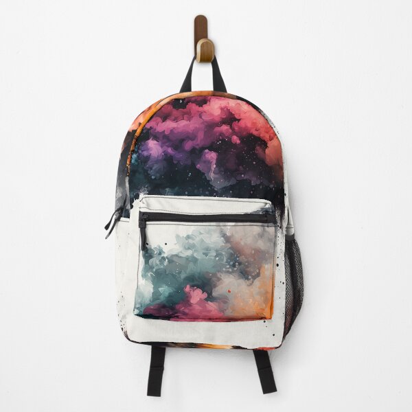 Item preview, clouds design colourful vibrant rain smoke orange dejco.art by domin designed and sold by dejco.art.