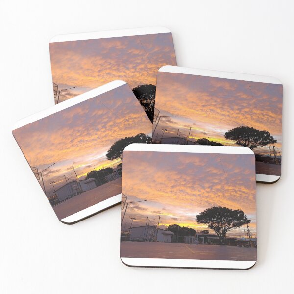 Item preview, Basketball Court at Sunset with Dramatic Clouds designed and sold by Ney-15designs.