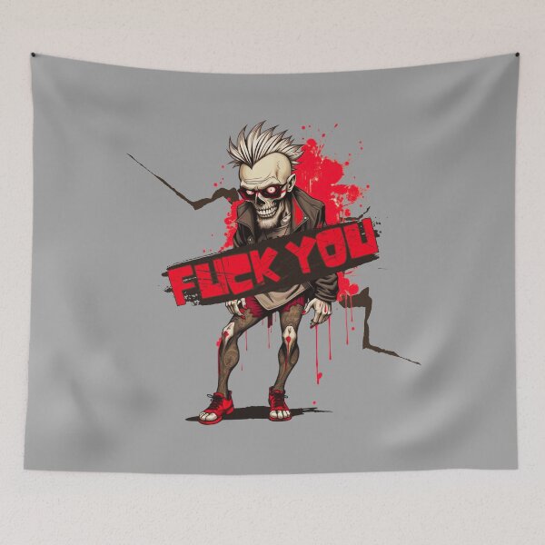 Item preview, F**k You Skeleton  designed and sold by UNK-Fatigues.