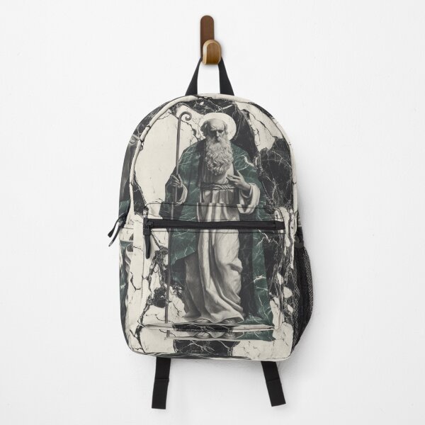 Item preview, Saint Patrick Portrait on Marble – Reverent Religious Art designed and sold by Nicholas Panek.