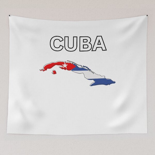 Item preview, Cuba Flag Map designed and sold by atomstartup.