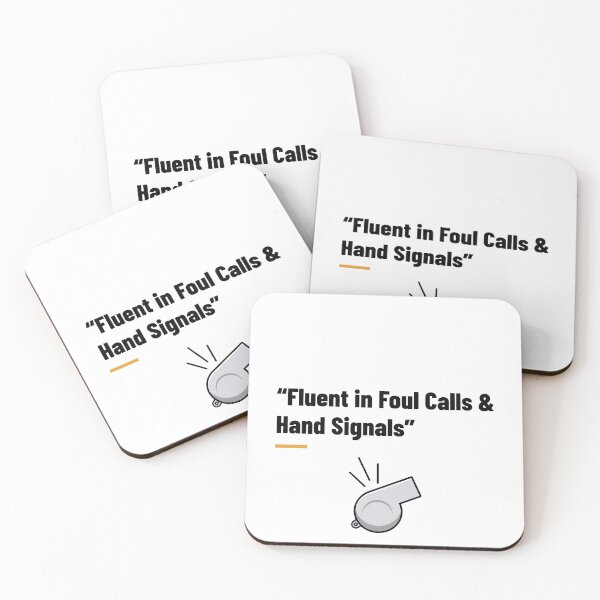 Item preview, “Fluent in Foul Calls & Hand Signals – Funny Referee Gift | Football Referee T-Shirt, Mug, Hoodie & More” Referee T-shirt and giftS designed and sold by Kaehaniz.