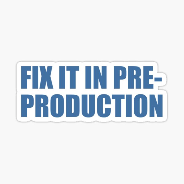 Item preview, Fix it in Pre-Production designed and sold by Lors37.