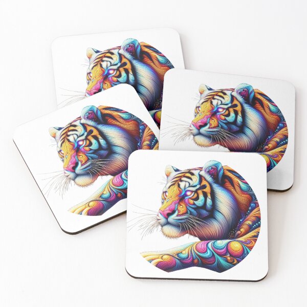 Item preview, Majestic Glow – The Vibrant Tiger of Light ✨ designed and sold by GloriousArtSKD.