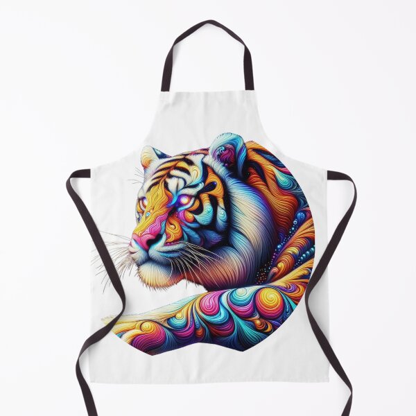 Item preview, Majestic Glow – The Vibrant Tiger of Light ✨ designed and sold by GloriousArtSKD.