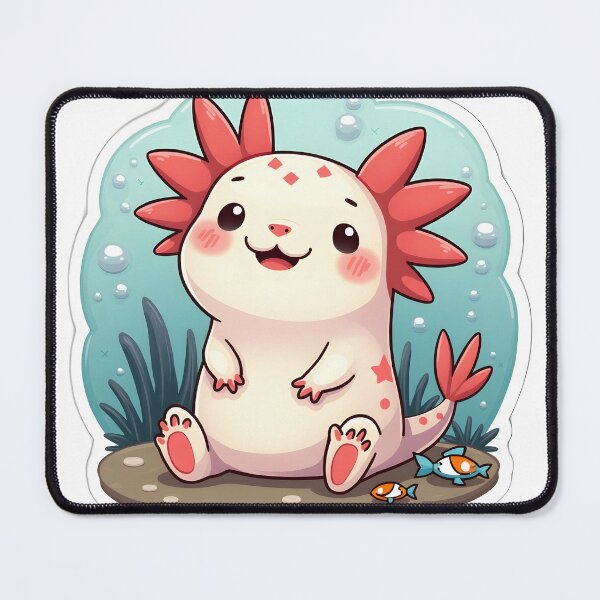 Item preview, Cute Axolotl - Adorable Aquatic Sticker designed and sold by JossDesign15.