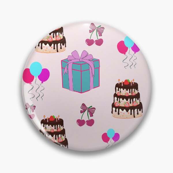 Item preview, Coquette Birthday Pattern – Cakes, Gifts, Bows & Balloons designed and sold by StarLeopard.