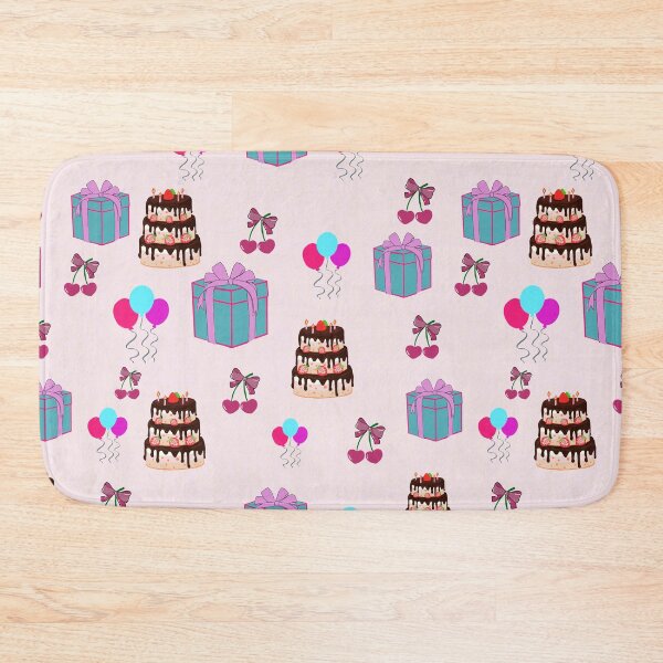 Item preview, Coquette Birthday Pattern – Cakes, Gifts, Bows & Balloons designed and sold by StarLeopard.