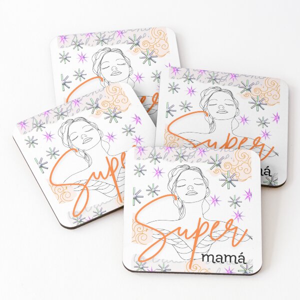 Item preview, Super Mama Line Drawing  designed and sold by Molly's Gone Mad .