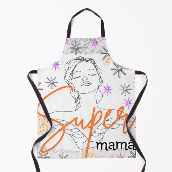 Item preview, Super Mama Line Drawing designed and sold by Molly's Gone Mad .