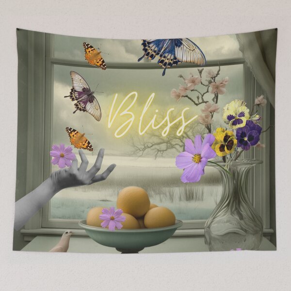 Item preview, Blissful Scene With Butterflies designed and sold by Molly's Gone Mad .