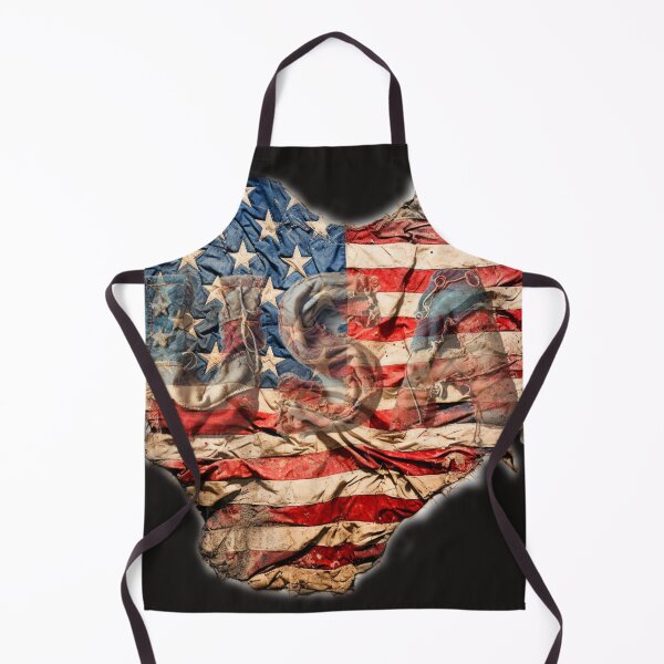Artikelvorschau, Zerfetztes USA-Flaggensymbol entworfen und verkauft von Wiredart.