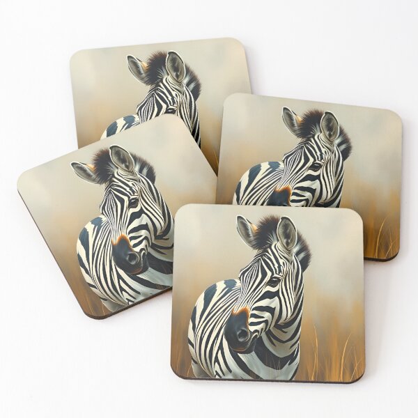 Item preview, Zebra Oil Painting Style Safari Wildlife Conservation designed and sold by kakarikihill.