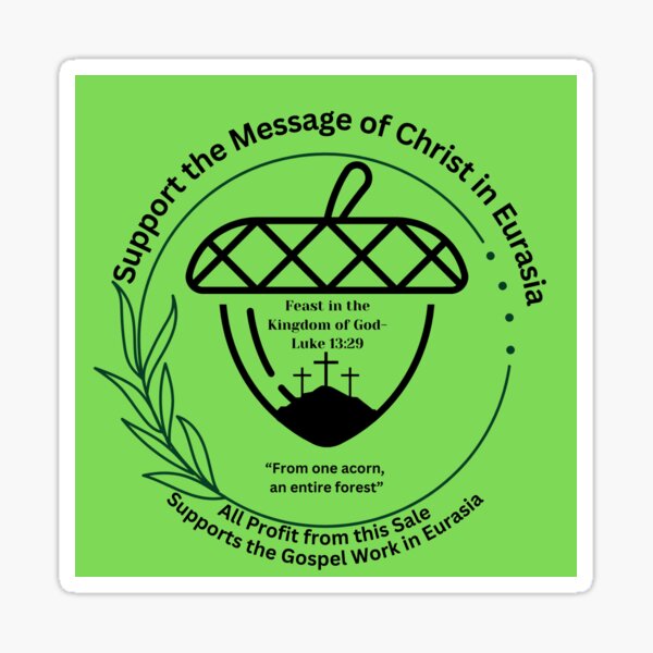 Artikel-Vorschau von Pflanze den Samen des Evangeliums (Grün), designt und verkauft von GospelStickers.