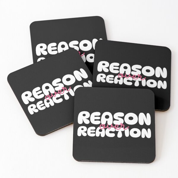 Item preview, Reason Over Reaction Stoicism Charisma Self Improvement Psychology T-Shirt designed and sold by All About Merch.