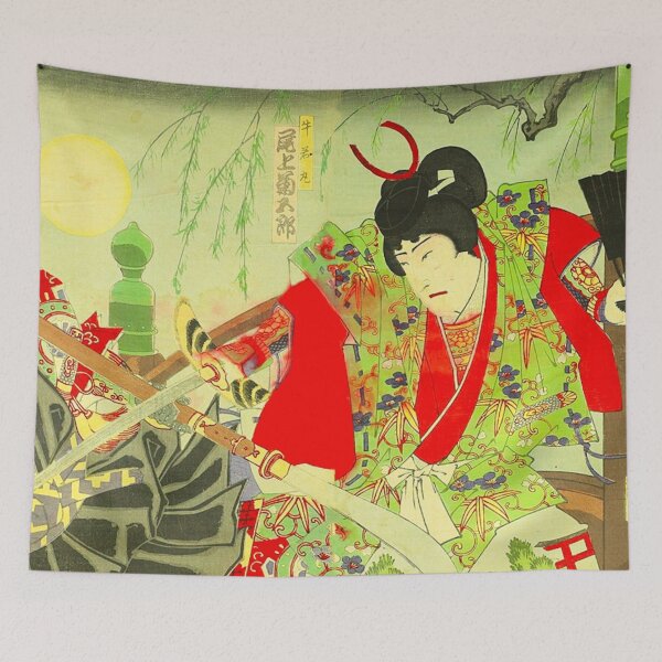 Item preview, Gojo Bridge by Toyohara Chikanobu designed and sold by RickE.