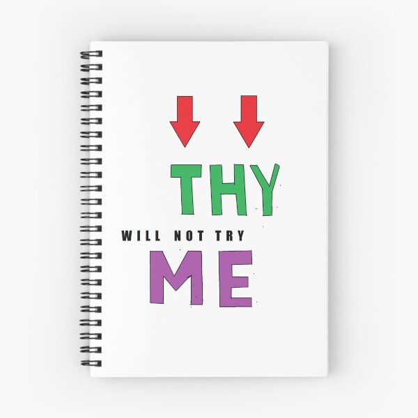 Item preview, Thy Will Not Try Me designed and sold by Anointedtoday.
