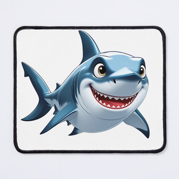 Item preview, Happy Shark designed and sold by LostPlanetStore.