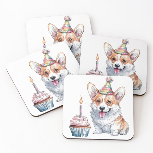 Item preview, Adorable Corgi Birthday designed and sold by SellingWSarah17.