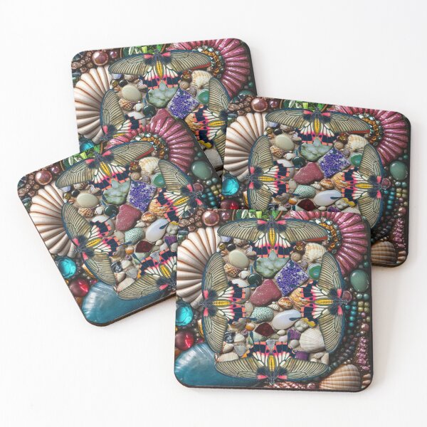 Item preview, Mosaic Butterflies with Shells  designed and sold by Molly's Gone Mad .