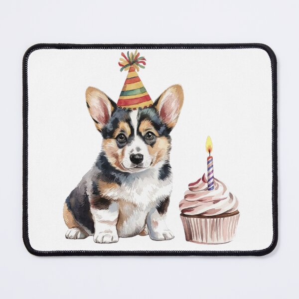 Item preview, Adorable Black and Tan Corgi Birthday designed and sold by SellingWSarah17.