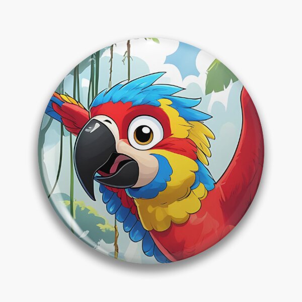 Item preview, Arara cartoon designed and sold by LostPlanetStore.