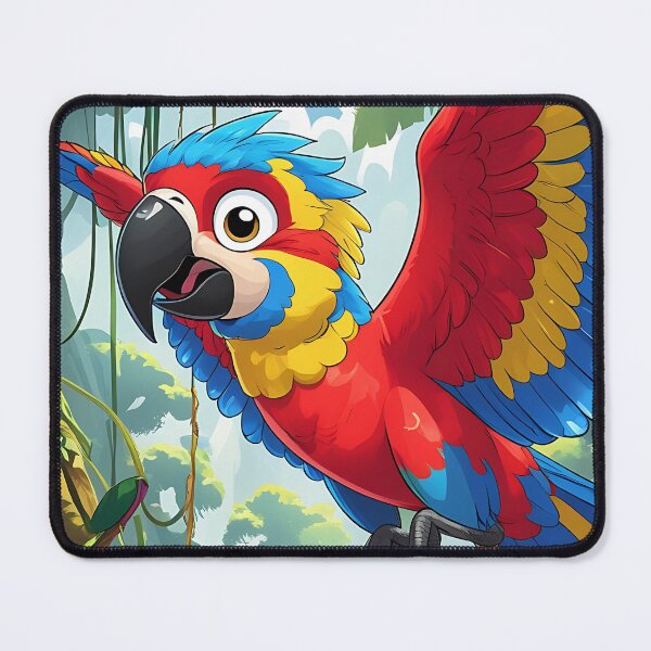 Item preview, Arara cartoon designed and sold by LostPlanetStore.