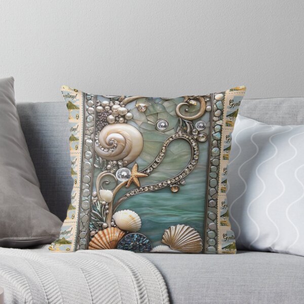 Item preview, Ocean Mosaic with Jewels  designed and sold by Molly's Gone Mad .