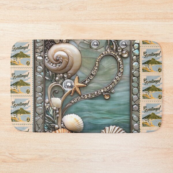 Item preview, Ocean Mosaic with Jewels  designed and sold by Molly's Gone Mad .