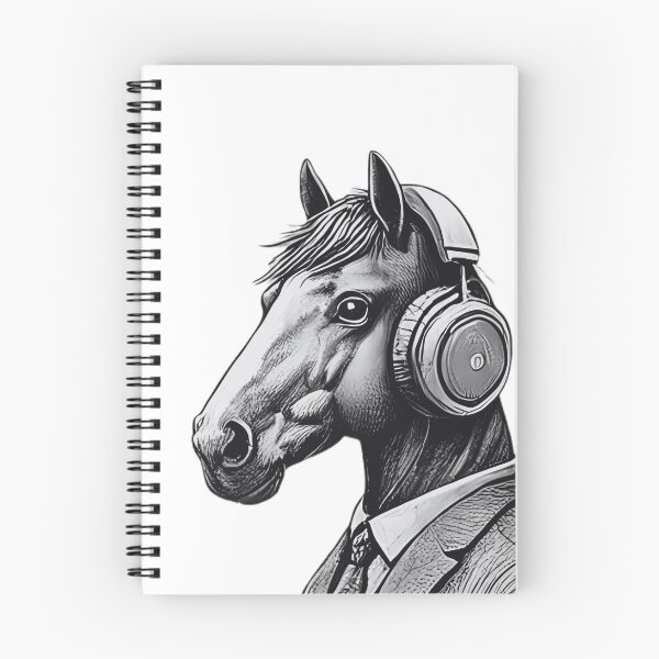 Item preview, Put headphones on horse, play music it doesn't understand designed and sold by shivainu.
