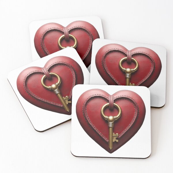 Item preview, Heart and Key designed and sold by SabyDigitalArt.