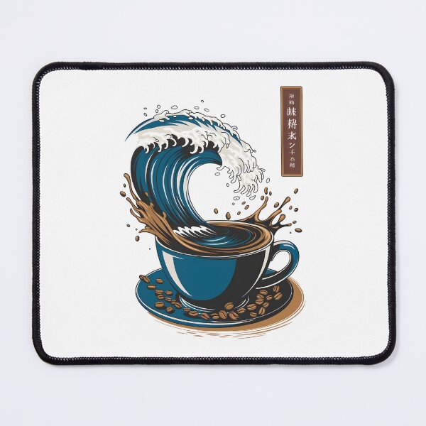 Item preview, The Great Wave Of Coffee designed and sold by Wirtuozo.