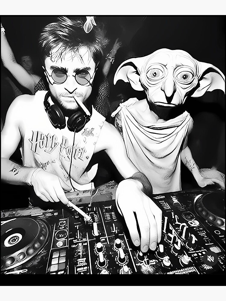 Thumbnail 3 of 3, Poster, D.o.b.b.y And Dj Harry P.o.t.t.e.r Meme designed and sold by Vermilune.