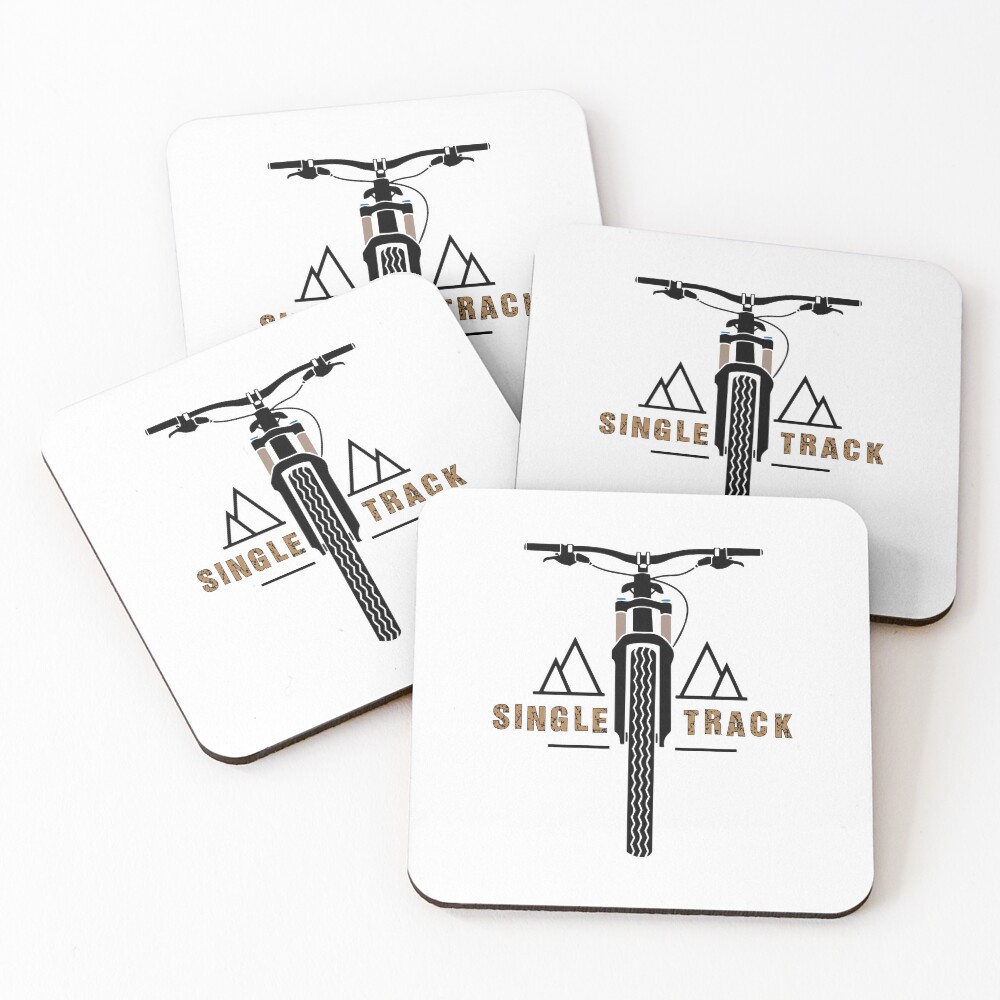 Item preview, Coasters (Set of 4) designed and sold by SingleTrackes.