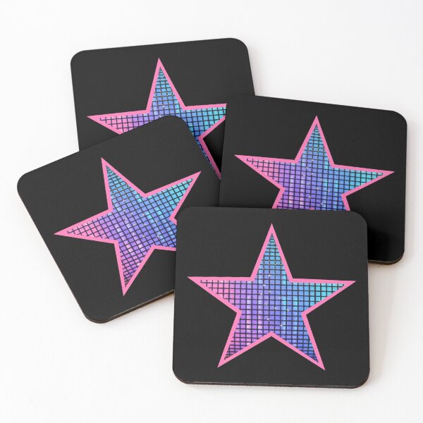 Item preview, Blue and purple disco stars designed and sold by Rbnano.