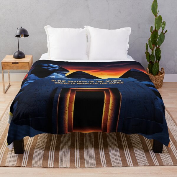 Item preview, Mysterious Sphinx & Hidden Tomb – Fiery Egyptian Sunset designed and sold by bannzy.