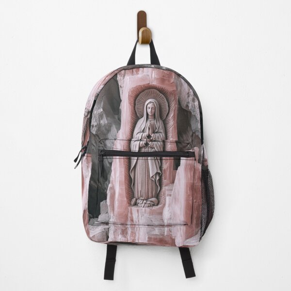 Item preview, Mary in Prayer Carved Rose Quartz Stone Design designed and sold by Nicholas Panek.