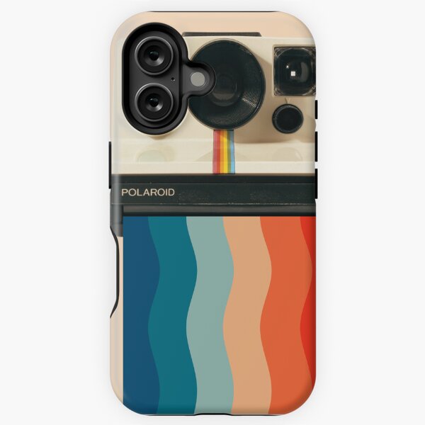 Vista previa del artículo con la obra «Cámara Polaroid retro con película arcoíris», diseñado y vendido por Cheeky Lounge.
