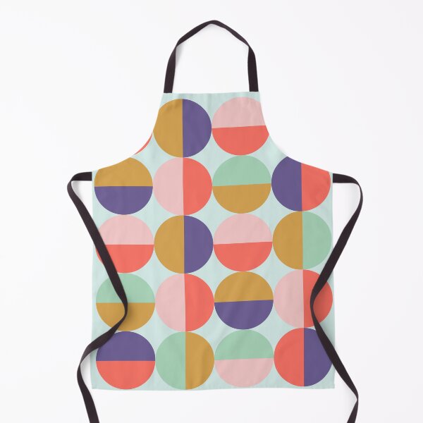 Item preview, Half and Half Bold Retro Colored Circles Minimalist designed and sold by Cheeky Lounge.