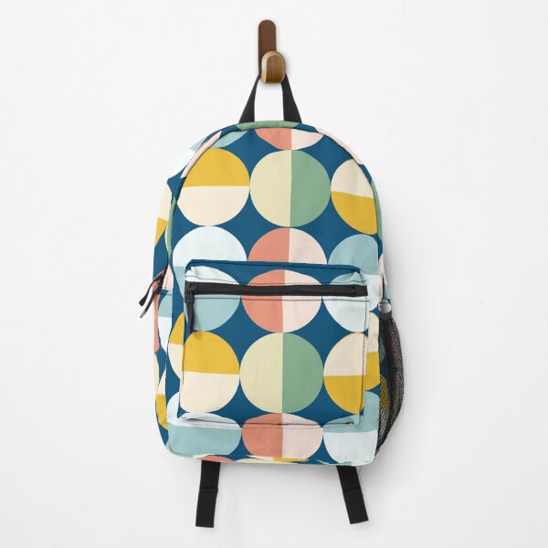 Item preview, Retro Colored Circles Modern Shape Art designed and sold by Cheeky Lounge.