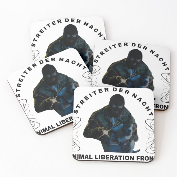 Item preview, ALF Animal Liberation Front Fighters of the Night designed and sold by VEGANIMAL Shop.