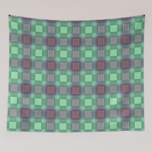 Item preview, plaid verde-marrón designed and sold by fuzzyfox.