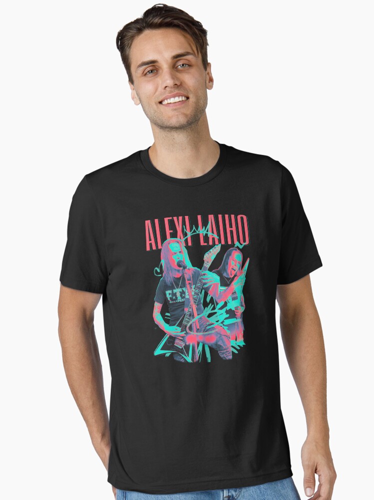 Thumbnail 1 of 7, Essential T-Shirt, Alexi Laiho Guitarist designed and sold by ipan.