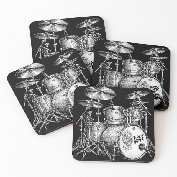 Item preview, Thrash Water Wicket Drumset designed and sold by ThrashNation.