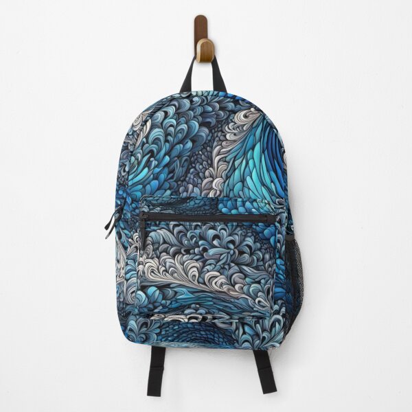 Item preview, Swirling Blue Abstract Cirlces designed and sold by Harmonic_Layers.