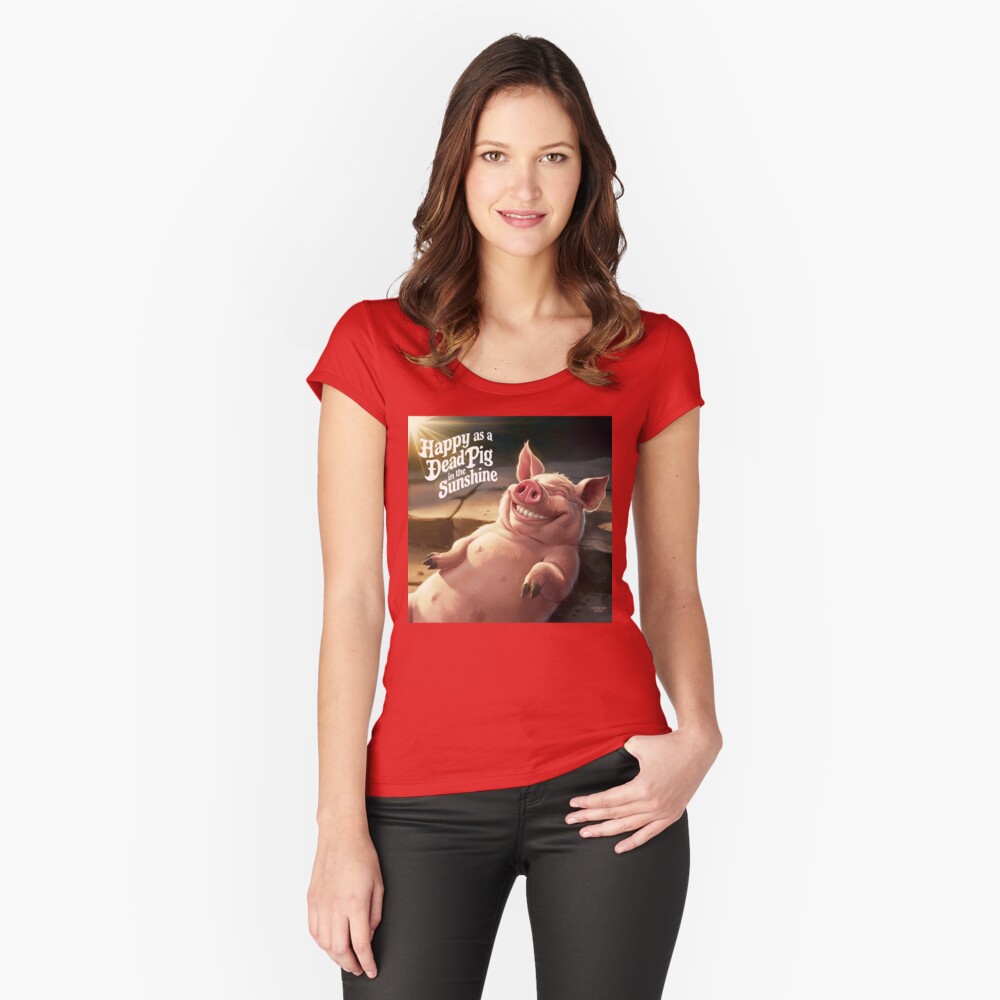 Item preview, Fitted Scoop T-Shirt designed and sold by Dizgraceland.